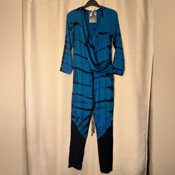 Young Fabulous & Broke Pants - Young Fabulous & Broke Tie Dye Romper Jumpsuit